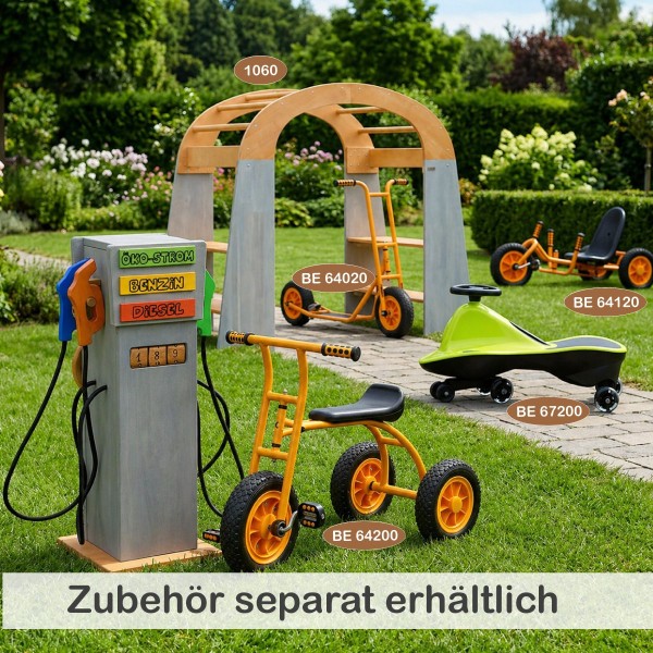 Kinder Tankstelle mit Zubehör und Fahrzeugen – komplette Outdoor Spielwelt