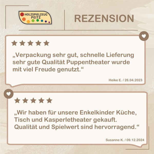 Kasperletheater Bewertungen Kundenmeinungen Holz Puppentheater Qualität