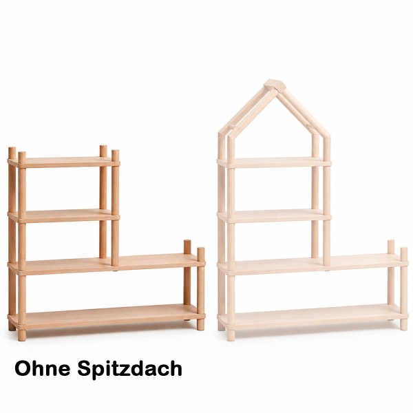 Schuhregal ohne Dach