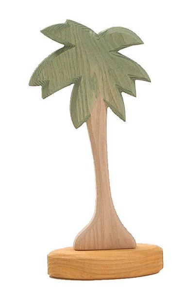 3080_palme_i_mit_stuetze Weihnachtsgeschenk Holz öko Naturspielzeug pädagogisch wertvolles Spielzeug Montessori Waldorf Holztiger Ostheimer Spielbauernhof