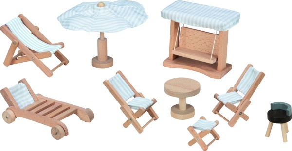 Gartenzubehör Möbel für das Puppenhaus Grill
