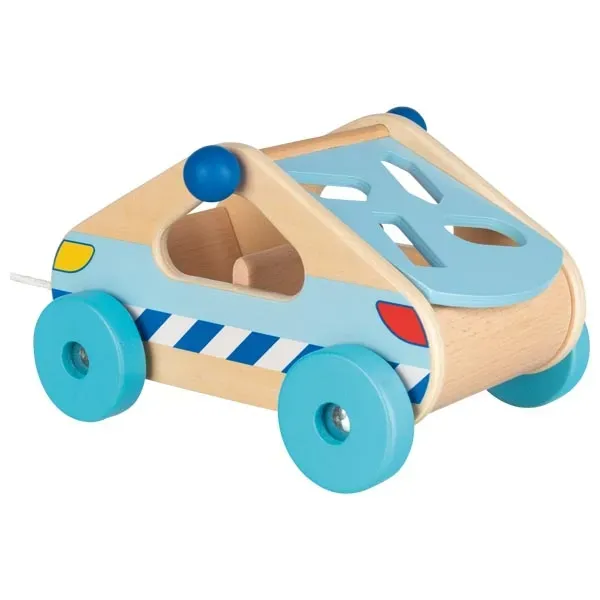 Sortierbox Auto | Motorik Spielzeug | Steckspiel - Nachziehauto | 58718