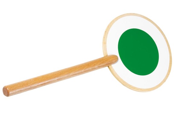 signalkelle in gruen