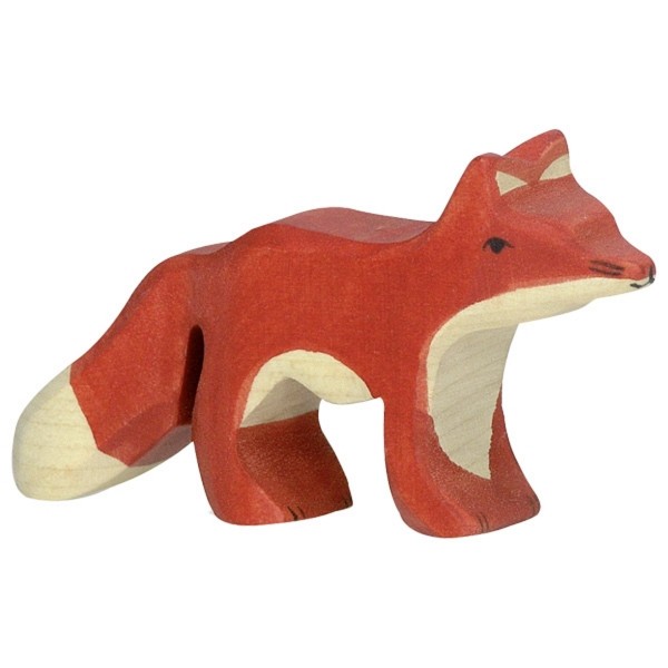 Fuchs und kleiner Fuchs | Europa 2 Tier-Paket | Arche Spielfiguren | Holztiger