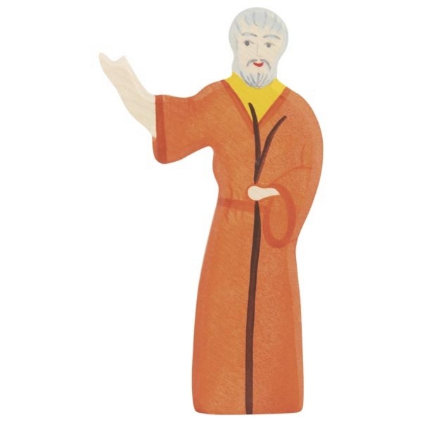 Noah Holztiger | Holz-Spiel-Figur | Arche Noah - Spielfigur