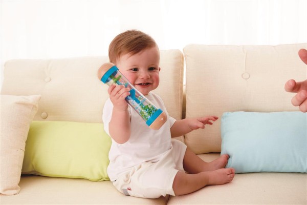 Blaue Rassel für Kinder und Baby