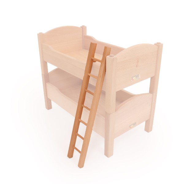 Puppenbettleiter Stiege Leiter Puppenbett,Puppe,Etagebett,Holzspielzeug,Puppenbett aus Holz