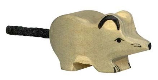 Holztiger-Maus Weihnachtsgeschenk Holz öko Naturspielzeug pädagogisch wertvolles Spielzeug Montessori Waldorf Holztiger Ostheimer Spielbauernhof