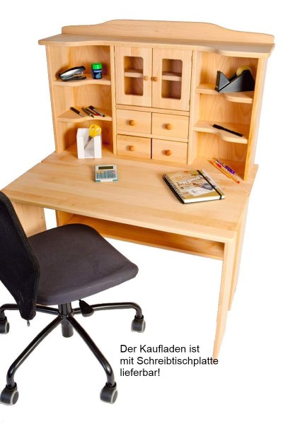 Kaufladen Schreibtisch mit altem Kaufmannsladen Modell
