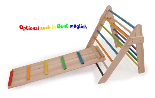 Pikler Kletterdreieck auch in bunt erhältlich