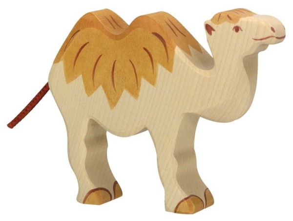 Spiel-Kamel-braun Weihnachtsgeschenk Holz öko Naturspielzeug pädagogisch wertvolles Spielzeug Montessori Waldorf Holztiger Ostheimer Spielbauernhof