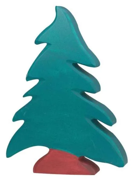 Tanne-holztiger-grün-holz-spielzeug Weihnachtsgeschenk Holz öko Naturspielzeug pädagogisch wertvolles Spielzeug Montessori Waldorf Holztiger Ostheimer Spielbauernhof