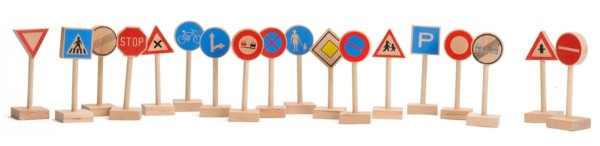 Verkehrszeichen | Kinder-Holz-Parkhaus | Kinder-Holz-Fahrzeuge | RS 371