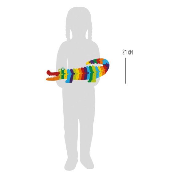 Großes Krokodil ABC Puzzle