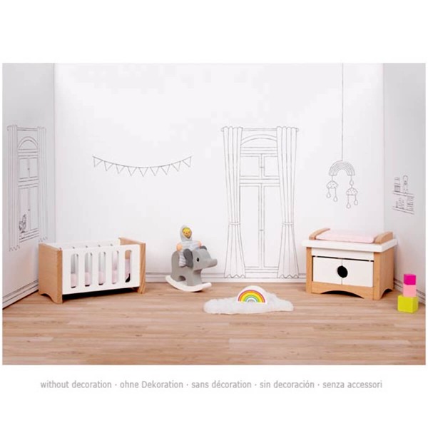 Babyzimmer-Puppenmoebel-Puppenhausmoebel-GO 51500