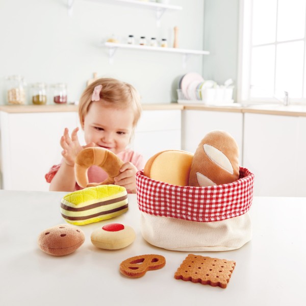 Brotkoerbchen 9-teilig Kinderkuechen-Zubehoer-Kaufmannsladen-Zubehoer