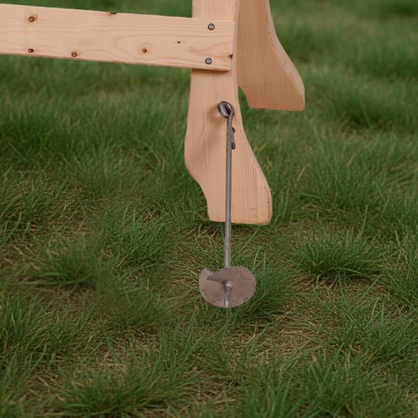 Erdanker für Holzpferde - Detail