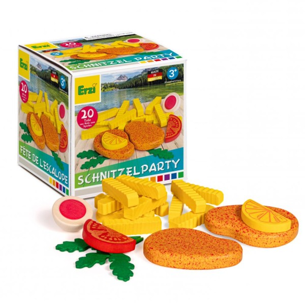 Erzi Schnitzelparty Zubehör ideal für Peitz Kinderküche und Kaufladen