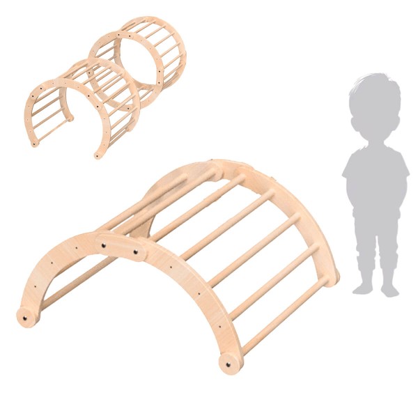 Flexi Kletterbogen aus Massivholz Colonel Hathi