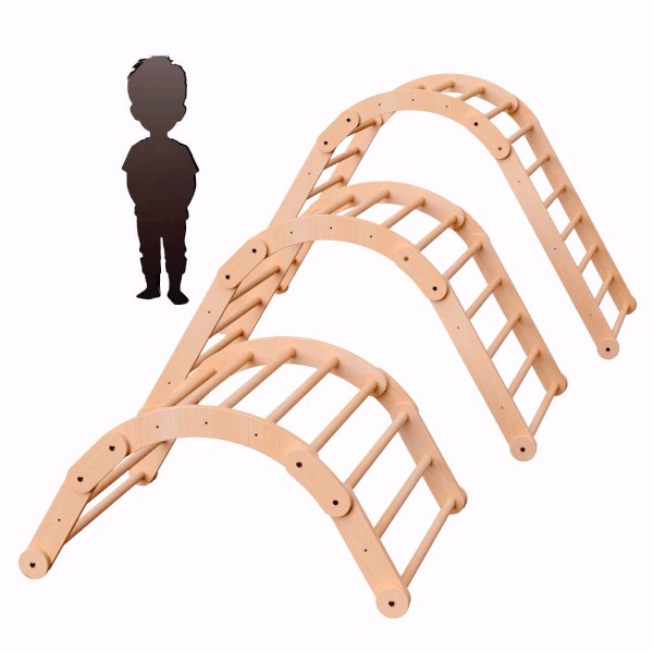 Flexi Kletterbogen Baghira aus Vollholz