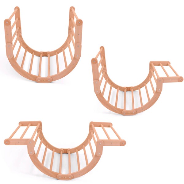 Flexi Kletterbogen Wippe Balu aus Vollholz