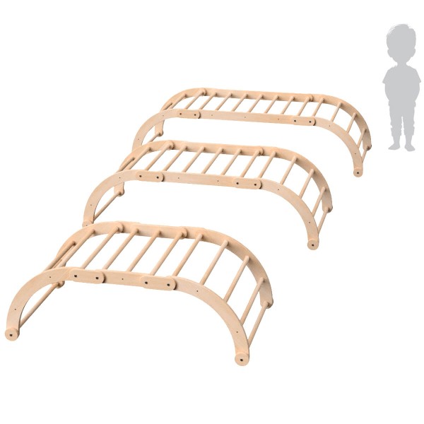 Flexi Kletterbruecke Raschka aus Vollholz