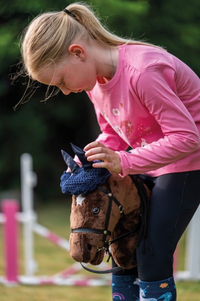 Hobby Horsing Fliegenhaube Mütze für Wettkämpfe