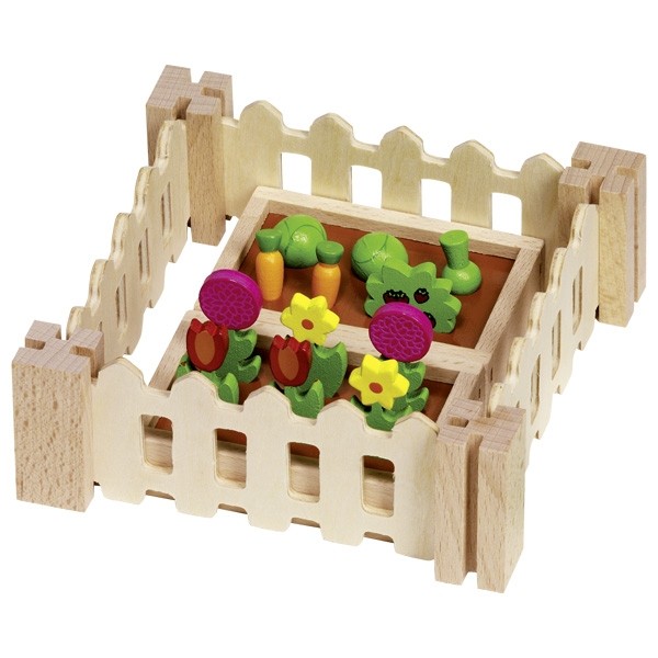 Holzspielzeug Garten Mein kleiner Garten | Puppenstuben zubehör garten Puppenstubben Gemüsebett