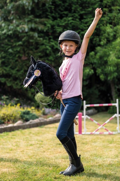 Hobby Horse Pferd schwarz - Wettkampf Training