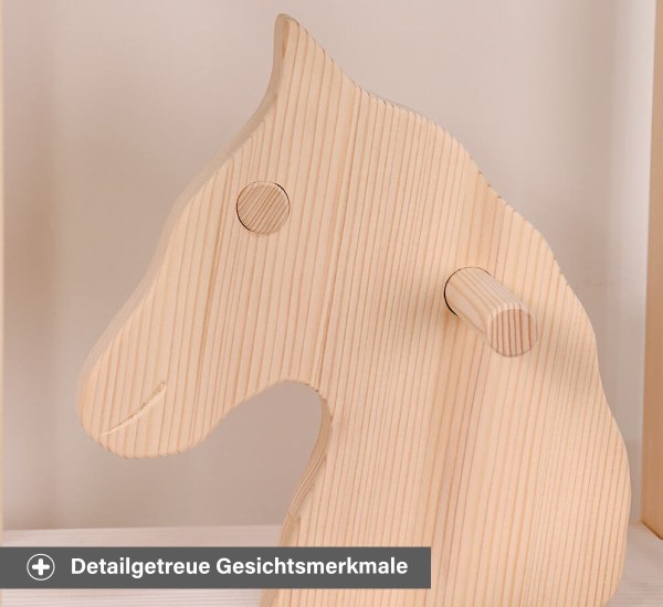 Hobby Horse - Detailgetreue Gesichtsmerkmale