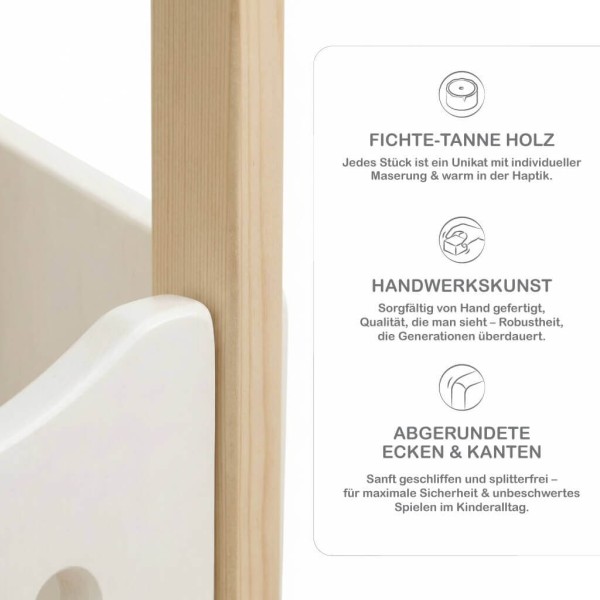 Hochwertige Holzqualität und Verarbeitung beim Hobby Horse Stall STALLO