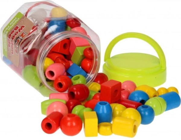 Bunte Holzperlen Set für Kinder