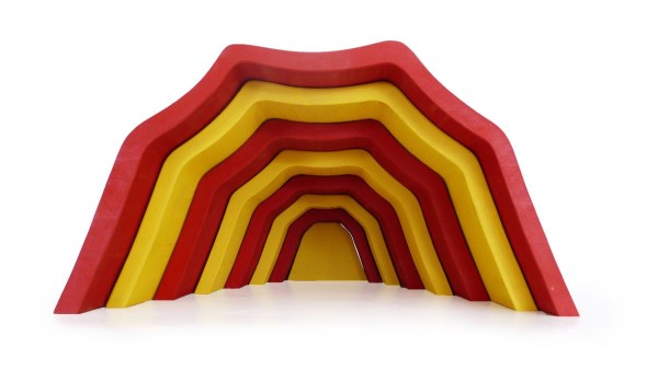 Ausziehbares Holz-zirkus-zelt-kinder-Bauklötze-Puzzle