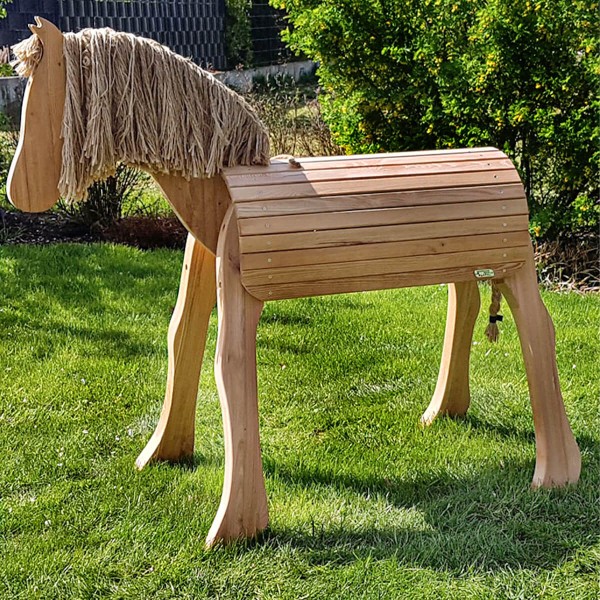 Schweif, Mähne & Haltegriff für Outdoor Holzpferd
