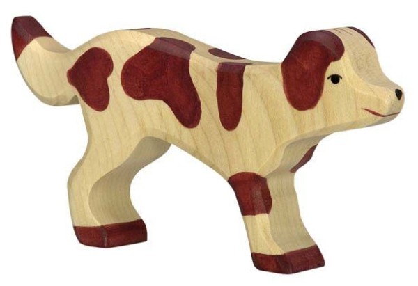 Tier fuer Kinder-Bauernhof Hund Holztiger 80.058 Holzspielzeug Spielzeug