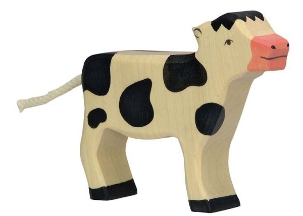 Tiere fuer den Kinderbauernhof Kaelbchen Holztiger 80.005 Spielzeug
