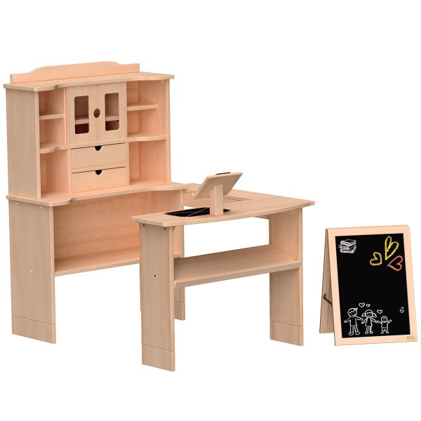 Kaufladen Tafel für Kinder im Montessori Waldorf Stil