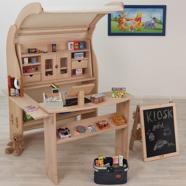 Halber Spielständer ohne Tuch im Set enthalten.