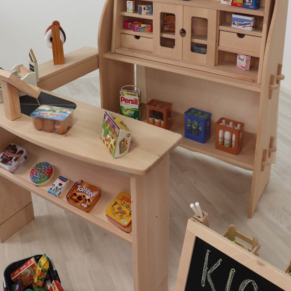 Kinder Marktstand Montessori Holz