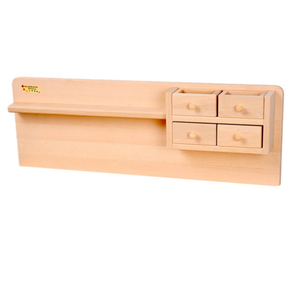 Kinder Werkbank Rückwand aus Massivholz