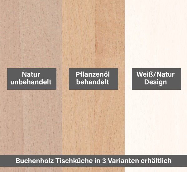 Kinderküche Aufsatz - in drei Varianten erhältlich - Naturholz, Pflanzenöl oder weiß/Natur Design