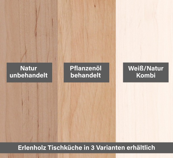Kinderküche Aufsatz - in drei Varianten erhältlich - Naturholz, Pflanzenöl oder Weiß/Natur Kombination