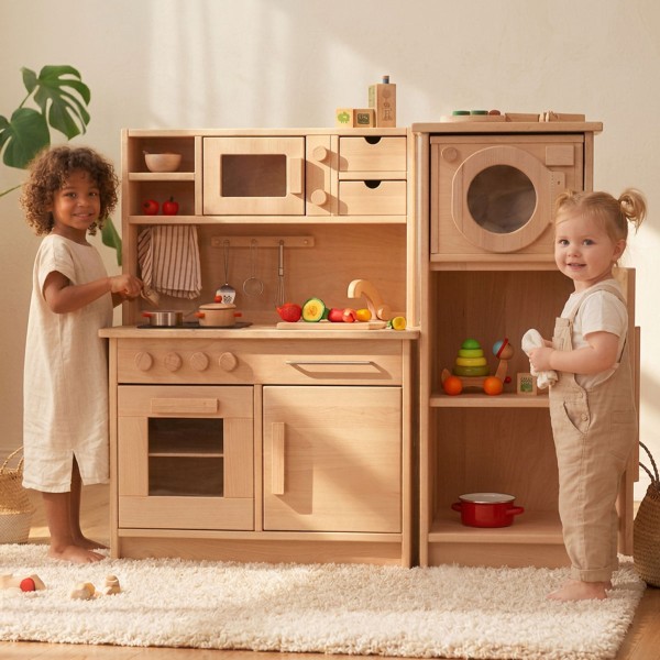 Kinderküche Gretel Set aus Buchenholz