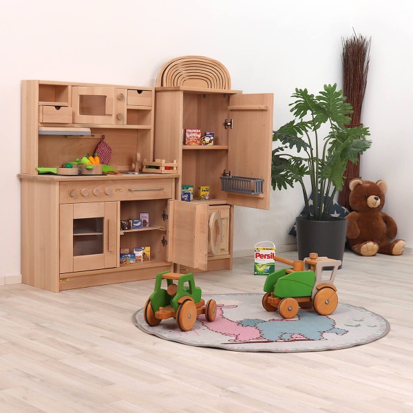 Kinderküche Set aus Vollholz - Zubehör