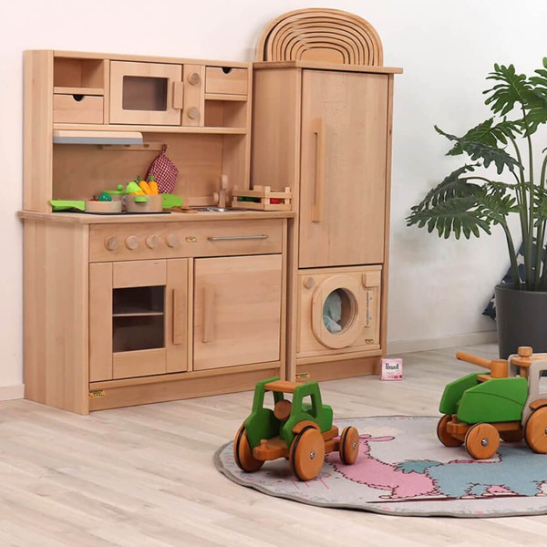 Kinderküche Set mit Stauraum