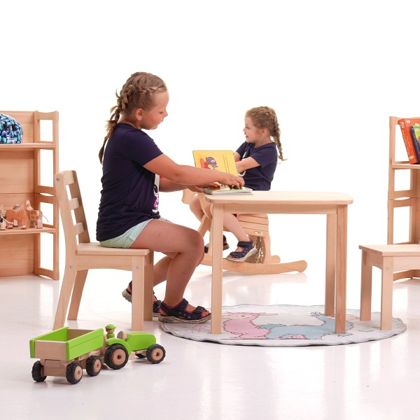 Kindetisch Stuhl Set aus Massivholz