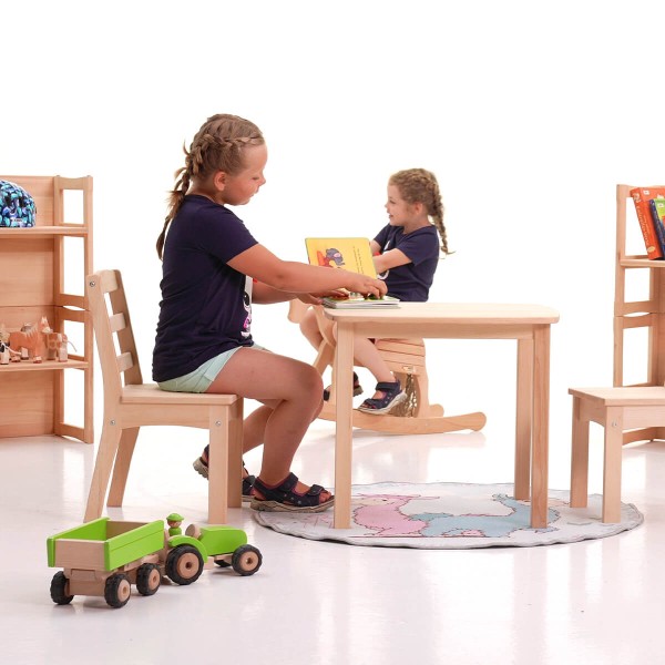 Kindetisch Stuhl Set aus Massivholz