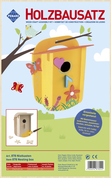 Kinderwerkbank Spielzeug - Holzbausatz Nistkasten