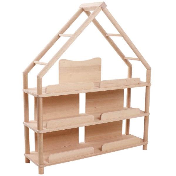 Kinderzimmer Puppenhaus Regal mit Buchstützen