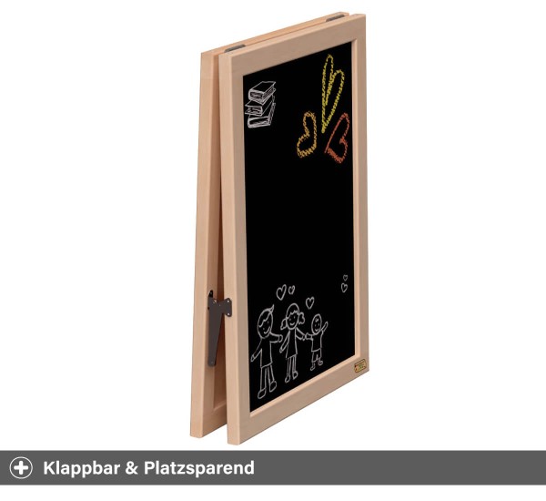 Kreidetafel klappbar und platzsparend - Gut zum Einlagern